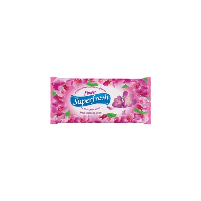 ԽՈՆԱսՎ ԱՆՁԵՌՈՑԻԿ SUPERFRESH FLOWERS, 15 հատ