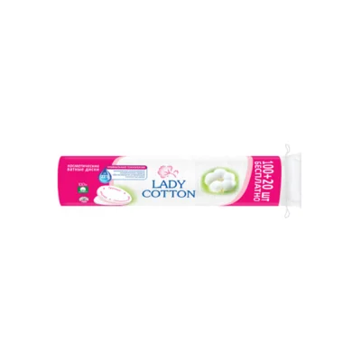 Cotton Disks Lady Cotton, 80+20 pcs