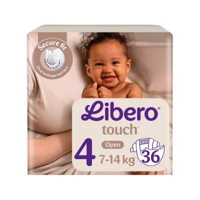 Libero Touch N4 7-11kg, 36pcs
