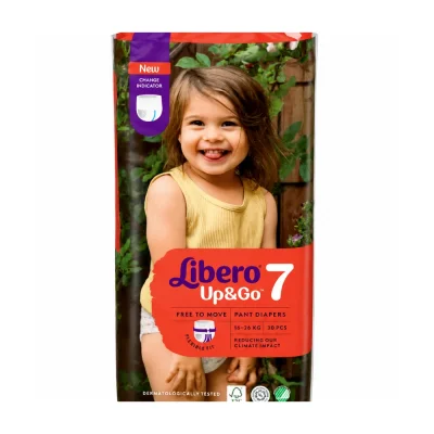 LIBERO UP&GO 16-26 kg N7, 30pcs
