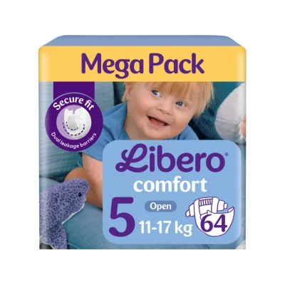 LIBERO Comfort N5 10-14kg, 64pcs