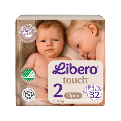 Libero Touch N2 3-6kg, 32pcs