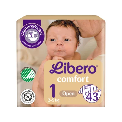 LIBERO Comfort Newborn 2-5kg, 43pcs
