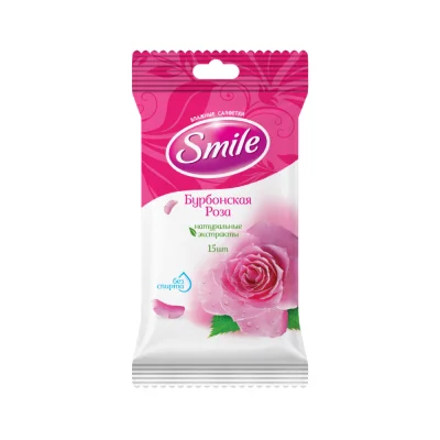 ԽՈՆԱեոՎ ԱՆՁԵՌՈՑԻԿ SMILE «ԲՈՒՐԲՈՆՅԱՆ ՎԱՐԴ» 15 հատ