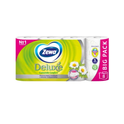 ZEWA DELUXE Երիցուկ, 8 հատ