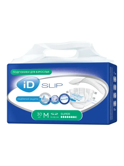 iD Slip Super ՏԱԿԴԻՐ M , 30 հատ