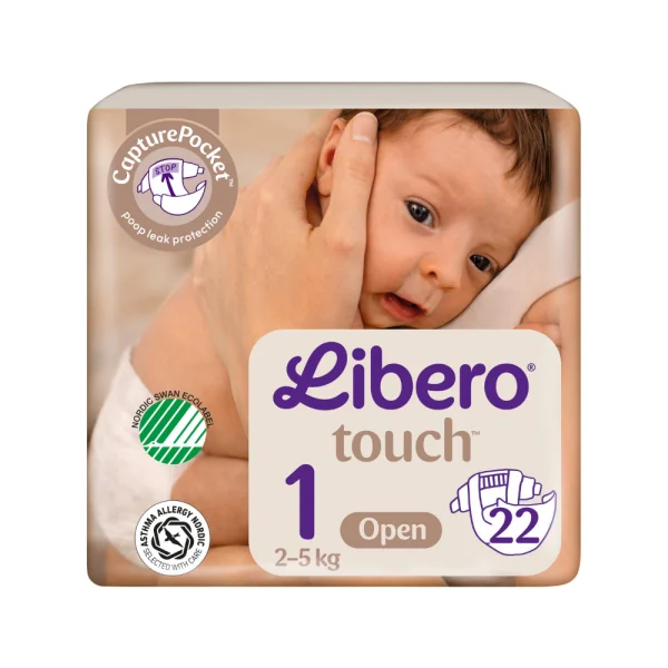 Libero Touch N1 2-5կգ, 22 հատ