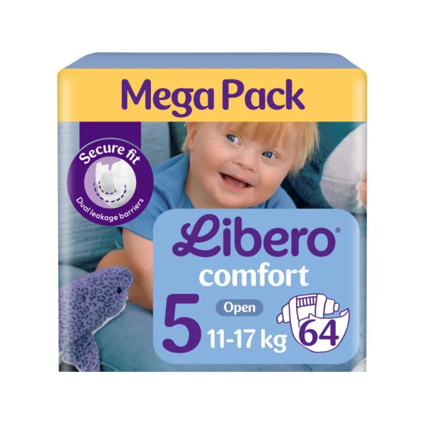 LIBERO Comfort N5 10-14kg, 64pcs