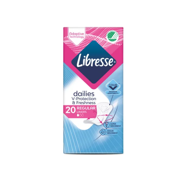 Libresse Dailies Fresh Regular, 20 հատ