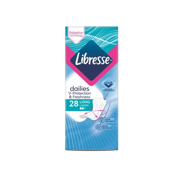 Libresse Dailies Fresh Long, 28 հատ