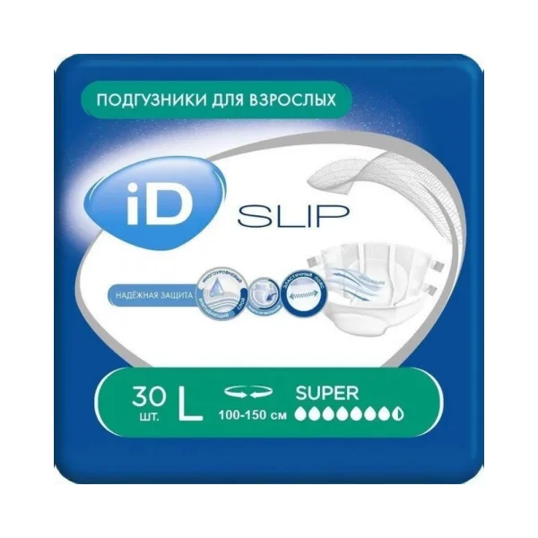 iD Slip Super ՏԱԿԴԻՐ L , 30 հատ