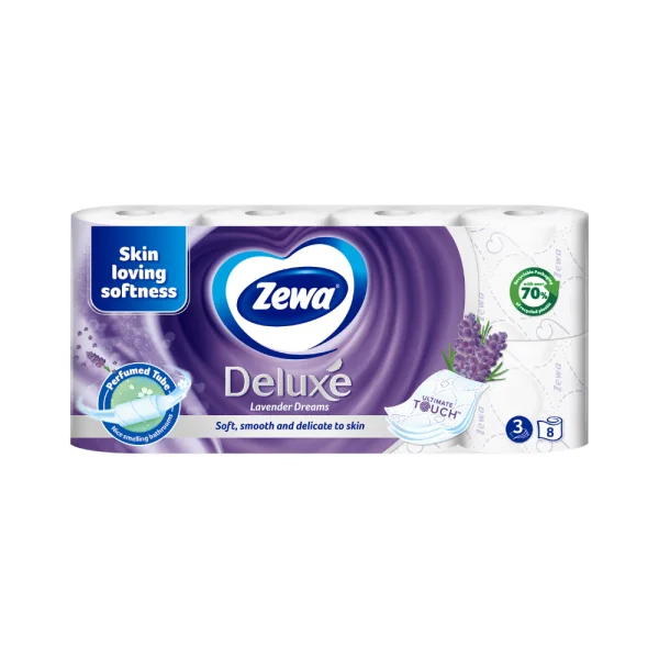 ZEWA DELUXE Լավանդա, 8 հատ